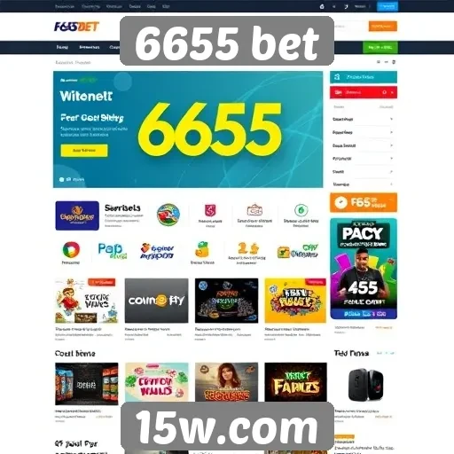 Análise da interface do usuário do site 6655 bet